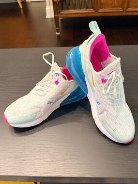 Nike Air Max 270 "Pastel" White Fuchsia Teal - SZ 9